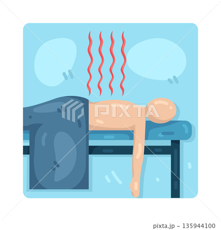 Illustration of Heat therapy 135944100