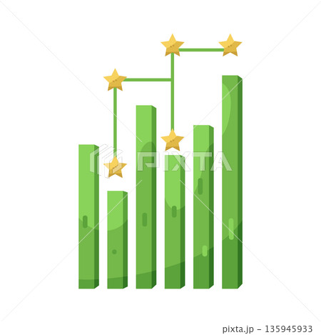 Illustration of bar chart 135945933