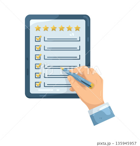 Illustration of survey  135945957