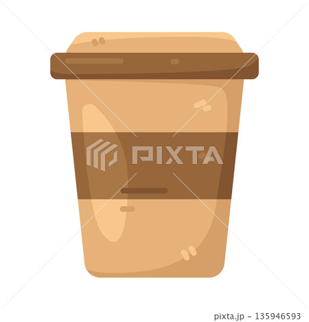 Illustration of coffee cup 135946593