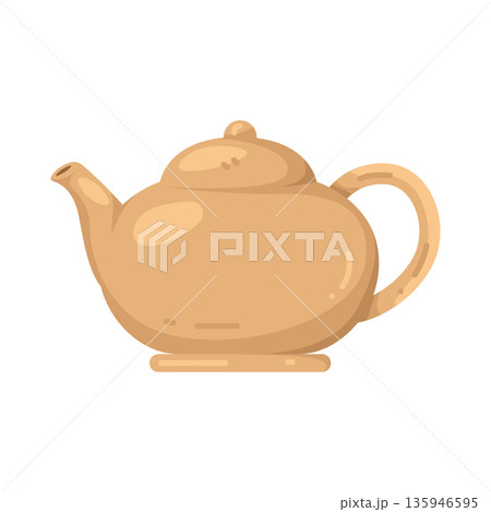 Illustration of teapot Illustration of teapot 135946595