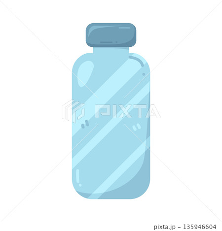 Illustration of water bottle 135946604