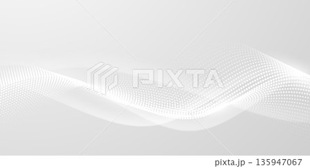 Abstract technology particle wave background. Modern design vector illustration. Abstract technology particle wave background. Modern design vector illustration. 135947067