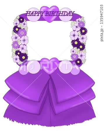 バースデースタンドフラワー(紫) バースデースタンドフラワー(紫) 135947103