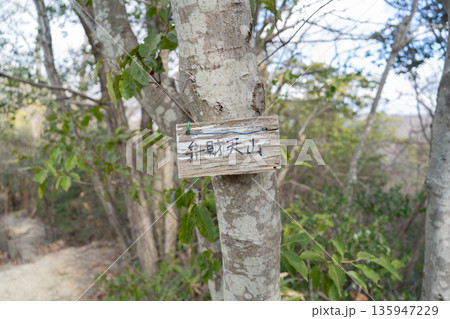 弁財天山の山頂（ほしだ園地） 135947229