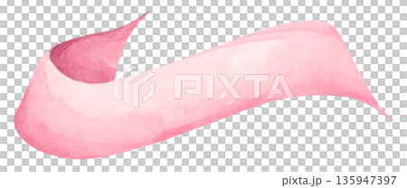 Pink watercolor ribbon set, wavy ribbon curled wave flow, elegant luxury decoration banner, abstract curve swirl line, gift card invitation border label corner. Pink watercolor ribbon set, wavy ribbon curled wave flow, elegant luxury decoration banner, abstract curve swirl line, gift card invitation border label corner. 135947397