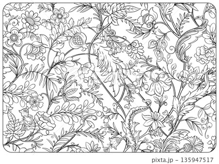 coloring pages with flowers 135947517