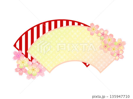 和柄の背景　 135947710