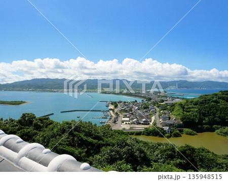 天草の絶景　富岡城跡からの眺め　（熊本県上天草市） 135948515