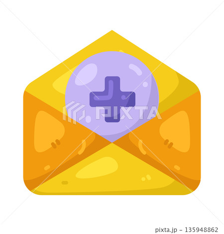 Illustration of Add email Illustration of Add email 135948862