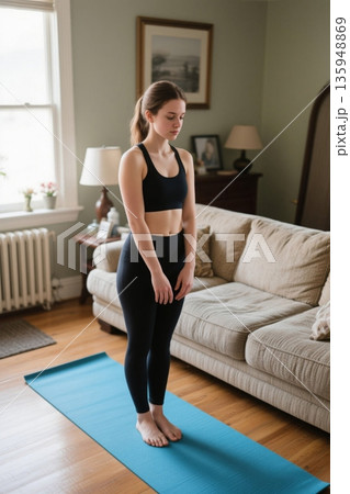 ヨガ 瞑想する 瞑想 135948869