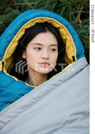 寝巻 寝袋 シュラフ 135949612