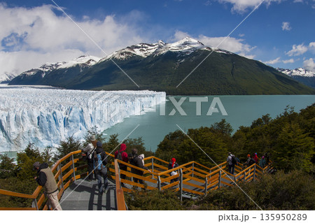 Perito Moreno Glacier, Los Glaciares National Park, Santa Cruz Province, Patagonia Argentina. Perito Moreno Glacier, Los Glaciares National Park, Santa Cruz Province, Patagonia Argentina. 135950289