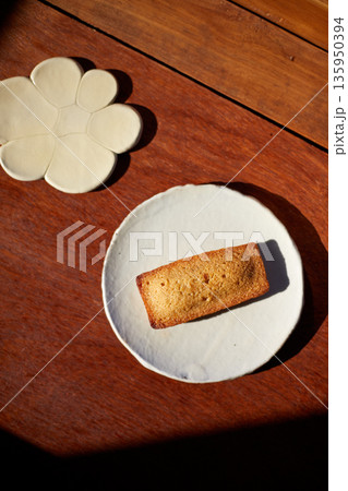 French Financier Cake 135950394