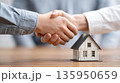 Handshake after home sale 135950659