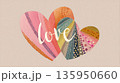 Colorful hearts with love 135950660