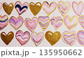 Colorful heart shapes 135950662