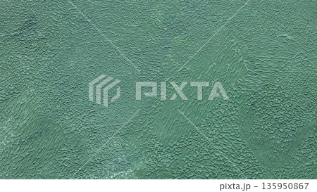 Turquoise Teal Painted Wall Texture Background with Rough Brushstroke Pattern Copy Space Turquoise Teal Painted Wall Texture Background with Rough Brushstroke Pattern Copy Space 135950867