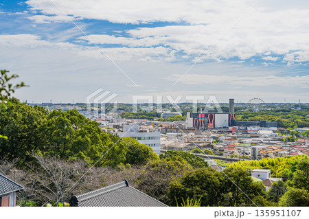 豊橋市の街並み(愛知県) 135951107