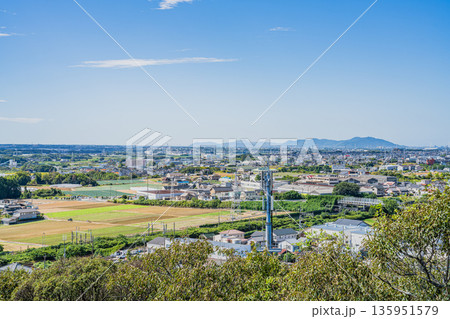 豊橋市の街並み(愛知県) 135951579