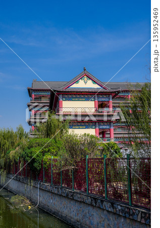 Thailand, Nonthaburi - January 28, 2026: A famous Chinese temple in Asia, Wat Leng Niao Yi 135952469