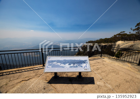Mt Buffalo View in Victoria Australia Mt Buffalo View in Victoria Australia 135952923