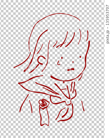 畢業典禮上學生哭泣的插圖 135953707