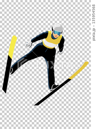 Female ski jumper Female ski jumper 135954568