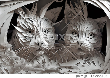 ペーパークラフトアニマルズ01 135955196