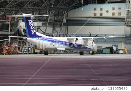 ANA DHC 8格納庫 135955483