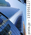 Looking Up at Tall Buildings in Moscow City Business Quarter 135956127