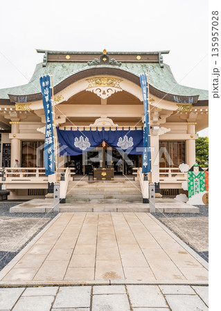 岡山神社 拝殿(岡山城の守護神:酒折宮と呼ばれていた)岡山市北区石関町 岡山神社 拝殿(岡山城の守護神:酒折宮と呼ばれていた)岡山市北区石関町 135957028