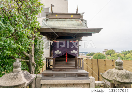 岡山神社　末社　天満宮（岡山城の守護神：酒折宮と呼ばれていた）岡山市北区石関町 135957035