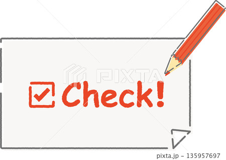 チェックマークのイラスト チェックマークのイラスト 135957697