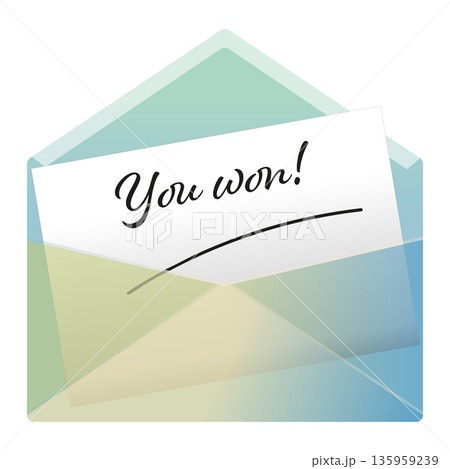 Good news when I opened the mail 135959239