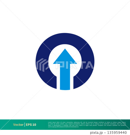 Arrow Up Icon Vector Logo Template Illustration Design. Vector EPS 10. Arrow Up Icon Vector Logo Template Illustration Design. Vector EPS 10. 135959440