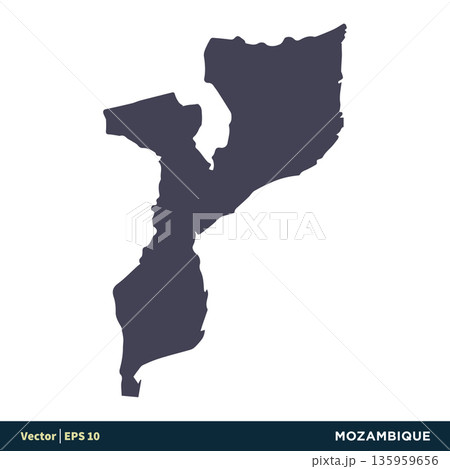 Mozambique - Africa Countries Map Icon Vector Logo Template Illustration Design. Vector EPS 10. Mozambique - Africa Countries Map Icon Vector Logo Template Illustration Design. Vector EPS 10. 135959656