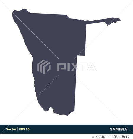 Namibia - Africa Countries Map Icon Vector Logo Template Illustration Design. Vector EPS 10. Namibia - Africa Countries Map Icon Vector Logo Template Illustration Design. Vector EPS 10. 135959657