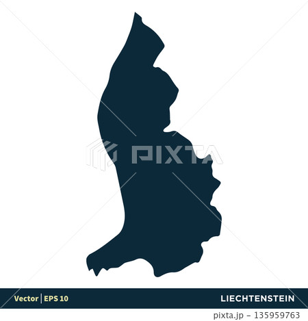 Liechtenstein - Europe Countries Map Vector Icon Template Illustration Design. Vector EPS 10. Liechtenstein - Europe Countries Map Vector Icon Template Illustration Design. Vector EPS 10. 135959763