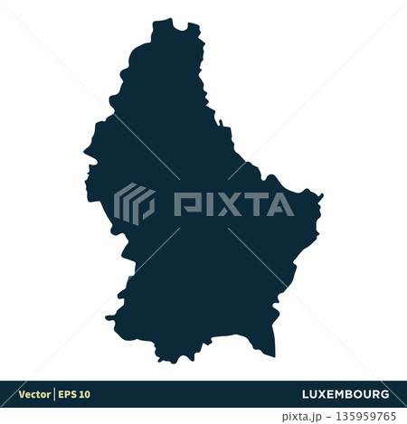 Luxembourg - Europe Countries Map Vector Icon Template Illustration Design. Vector EPS 10. Luxembourg - Europe Countries Map Vector Icon Template Illustration Design. Vector EPS 10. 135959765