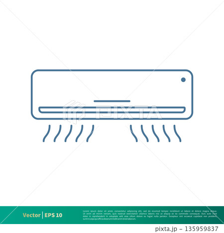 Air Conditioner Icon Vector Logo Template Illustration Design. Vector EPS 10. Air Conditioner Icon Vector Logo Template Illustration Design. Vector EPS 10. 135959837