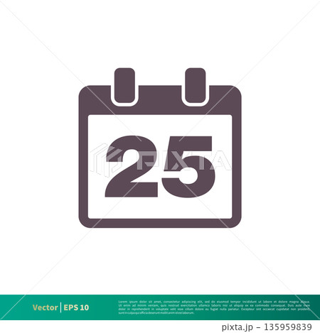 Calendar Icon Vector Logo Template Illustration Design. Vector EPS 10. Calendar Icon Vector Logo Template Illustration Design. Vector EPS 10. 135959839