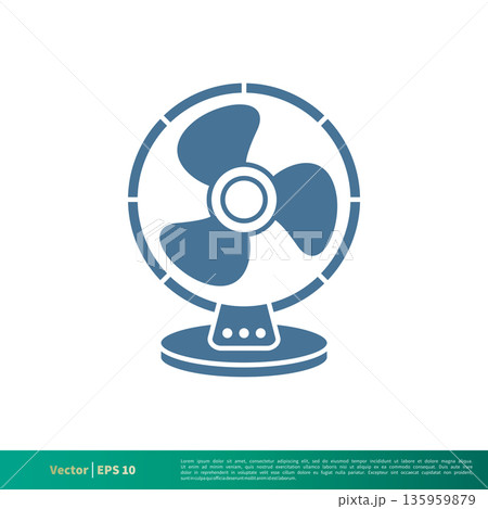 Fan Icon Vector Logo Template Illustration Design. Vector EPS 10. Fan Icon Vector Logo Template Illustration Design. Vector EPS 10. 135959879