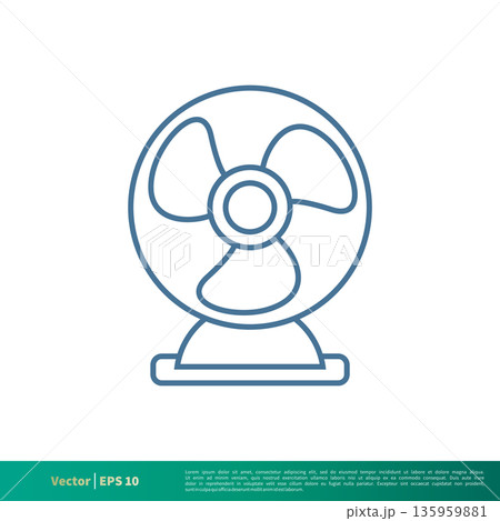 Fan Icon Vector Logo Template Illustration Design. Vector EPS 10. Fan Icon Vector Logo Template Illustration Design. Vector EPS 10. 135959881