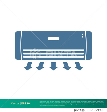 Air Conditioner Icon Vector Logo Template Illustration Design. Vector EPS 10. Air Conditioner Icon Vector Logo Template Illustration Design. Vector EPS 10. 135959900
