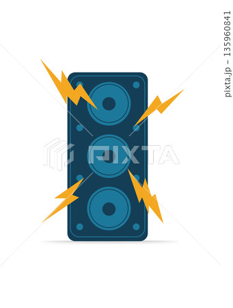 Speaker Volume icon stock illustration 135960841