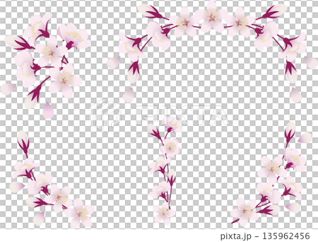 角落裝飾 - 櫻花 135962456