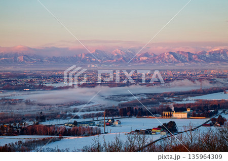 気嵐と日高山脈 135964309