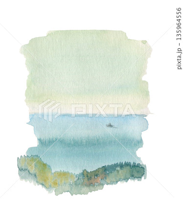 風景　海 135964556