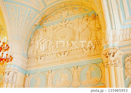 エルミタージュ美術館の室内装飾　サンクトペテルブルク　2 135965953